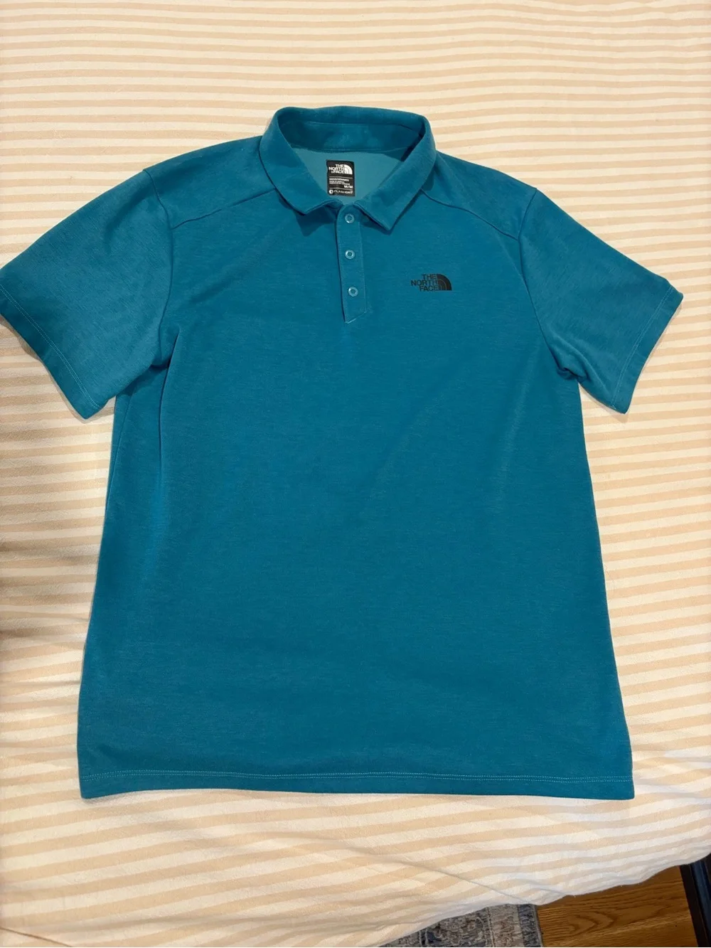 North Face Short-Sleeve Crag Polo Shirt size medium